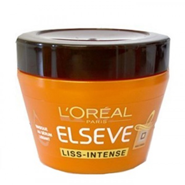 ماسک صاف کننده موهای فر لورآل Elseve مدل Liss Intense حجم 300 میلی لیتر