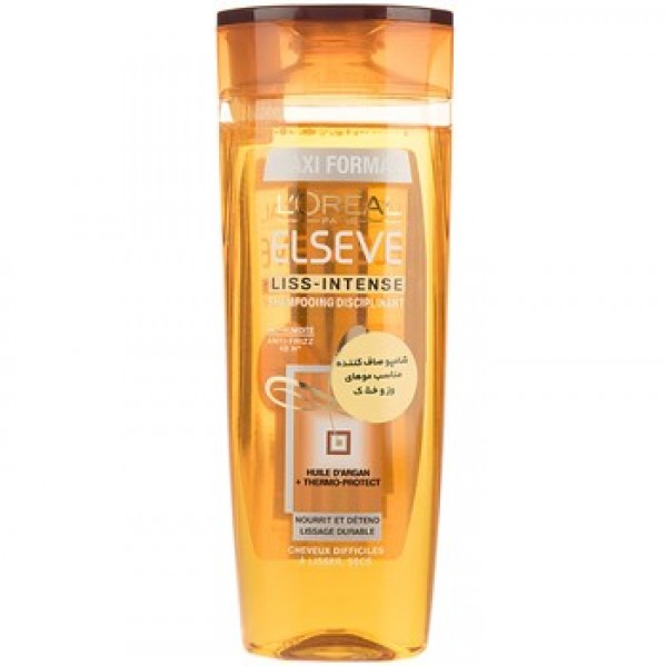 برای بزرگنمایی تصویر دوبار کلیک نمایید شامپو صاف کننده لورآل مدل Elseve Liss Intense حجم 400 میلی لیتر
