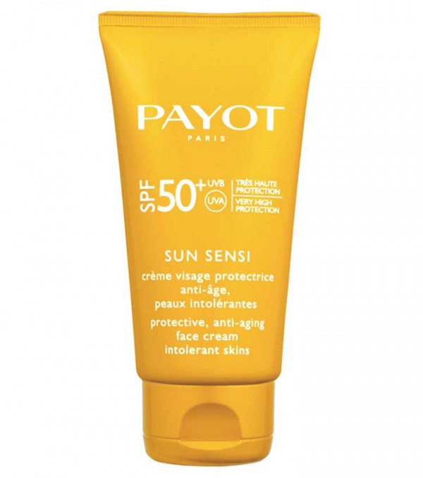 کرم ضد آفتاب و ضد پیری SUN SENSI SPF50 پایو حجم 50 میلی لیتر