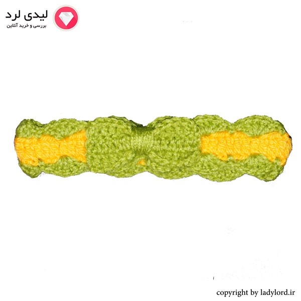 برای بزرگنمایی تصویر دوبار کلیک نمایید سربند بافتنی نوزاد دخترانه مناسب 1 تا 1.5 سال رنگ سبز-زرد