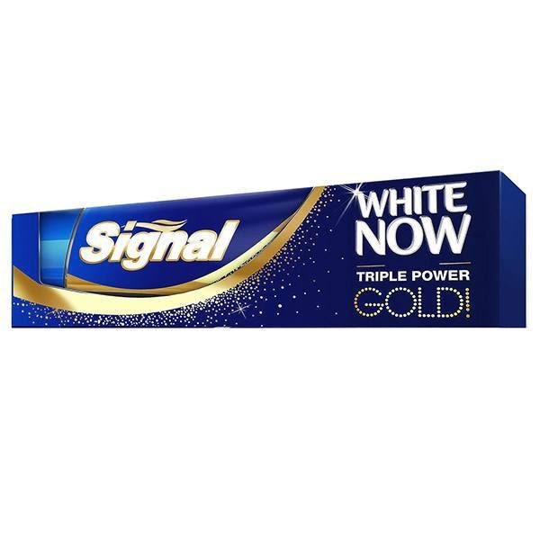 برای بزرگنمایی تصویر دوبار کلیک نمایید خمیر دندان سیگنال سری White Now مدل Gold تیوب 50 میلی لیتر