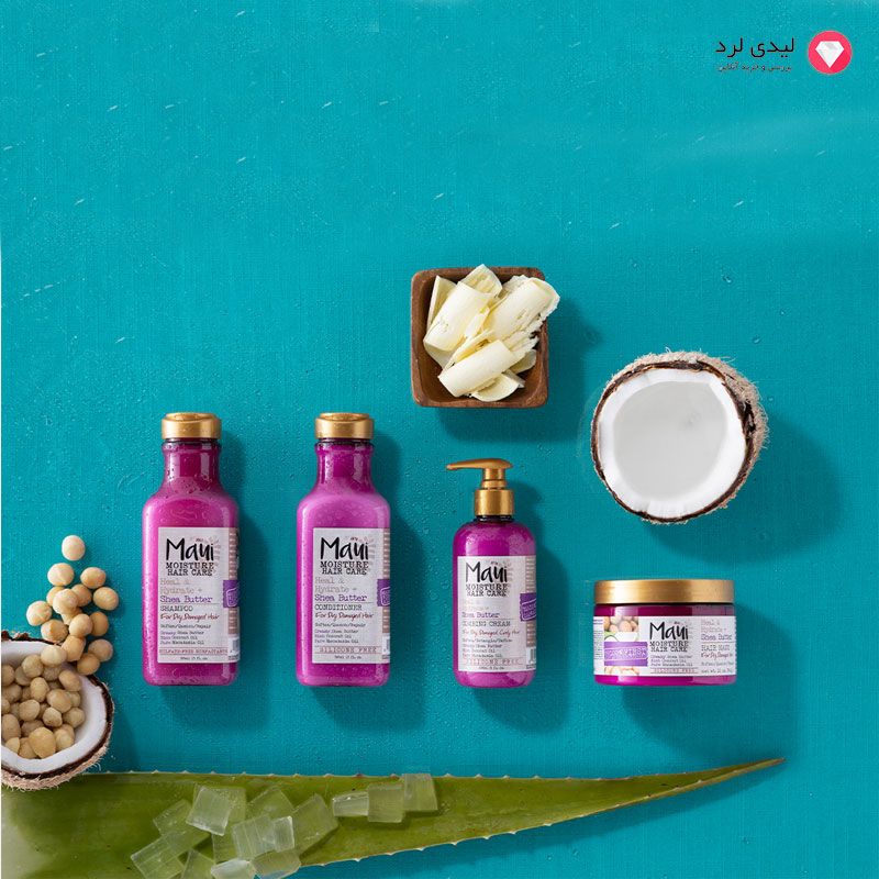 برای بزرگنمایی تصویر دوبار کلیک نمایید شامپو ماوی مدل Maui Shea Butter حجم 358 میلی لیتر