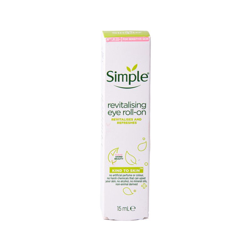 برای بزرگنمایی تصویر دوبار کلیک نمایید کرم دور چشم رولی سیمپل Simple مدل Revitalising حجم 15 میلی لیتر