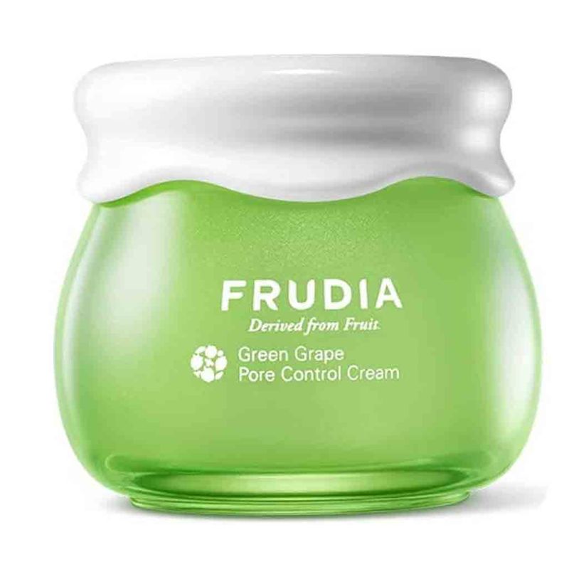 کرم آبرسان فرودیا FRUDIA Green Grape مناسب پوست چرب انگور سبز  کنترل کننده منافذ حجم 10 گرمی