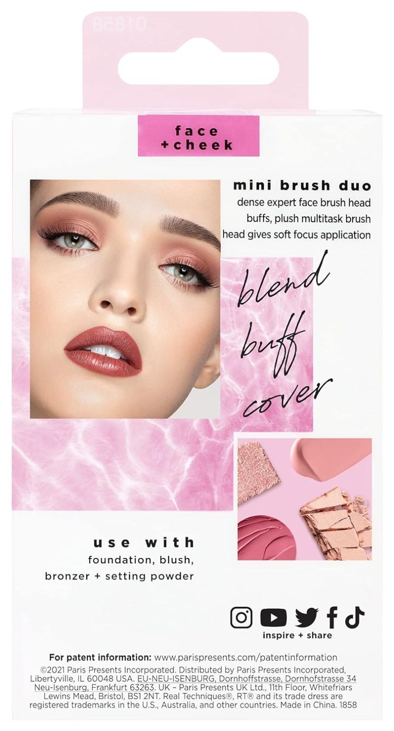 ست دو عددی براش Mini Brush Duo ریل تکنیک REAL TECHNIQUES