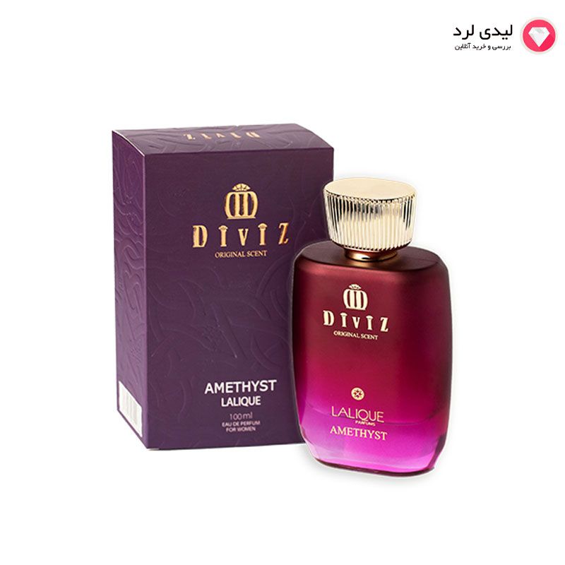 برای بزرگنمایی تصویر دوبار کلیک نمایید ادو پرفیوم زنانه دیوایز مدل لالیک آمیتیس مدل Amethyst حجم 100 میلی لیتر