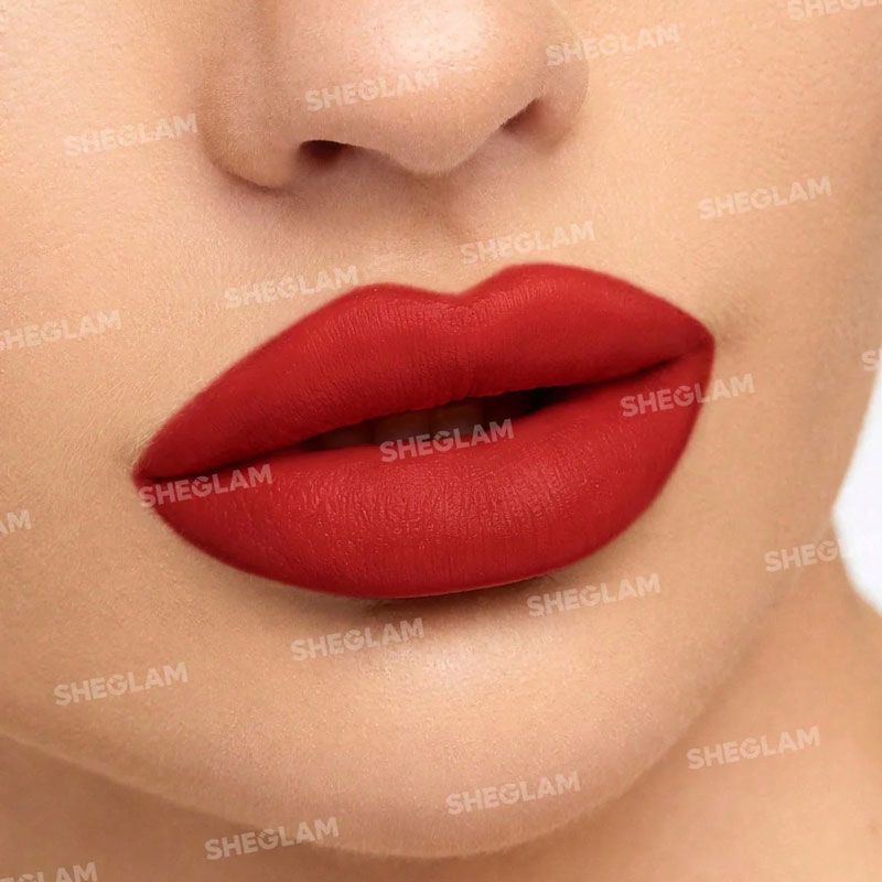 رژ لب جامد شيگلم مدل Matte Allure رنگ 502 ROUGE