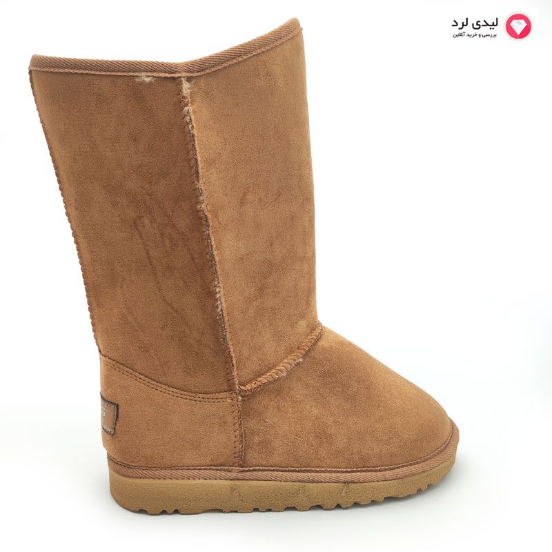 بوت زنانه طرح ugg آگ رنگ عسلی