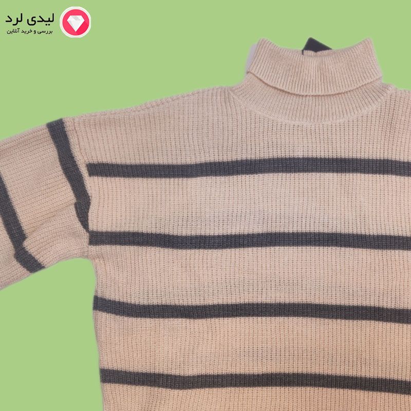 برای بزرگنمایی تصویر دوبار کلیک نمایید بافت یقه اسکی موگه کد 1393