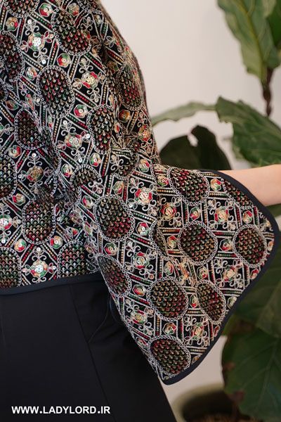 برای بزرگنمایی تصویر دوبار کلیک نمایید کراپ طرح سرمه دوزی مدل گل گرد کی ایت