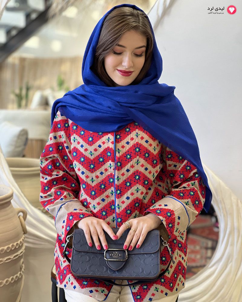 برای بزرگنمایی تصویر دوبار کلیک نمایید کت سوزندوزی آیناز ماهوت
