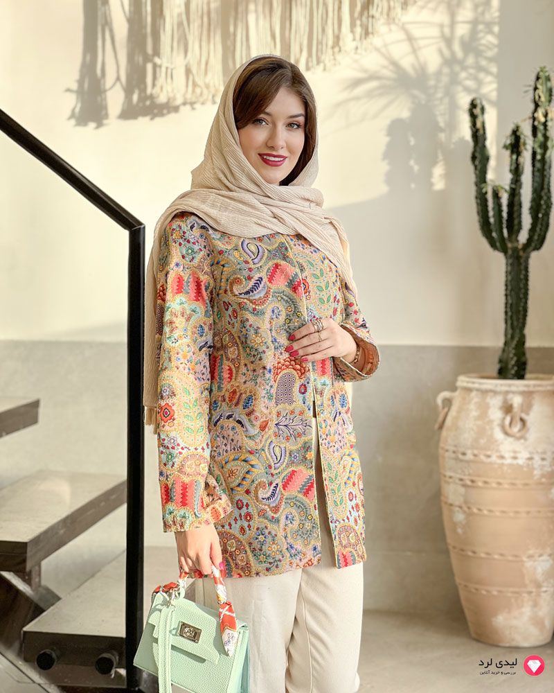 برای بزرگنمایی تصویر دوبار کلیک نمایید مانتو vip سرمه دوزی ماهوت