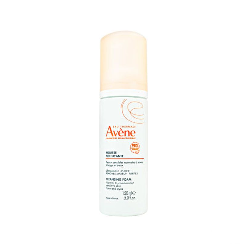 فوم شستشوی صورت اون Avene مناسب پوست حساس معمولی تا مختلط 150 میلی لیتر