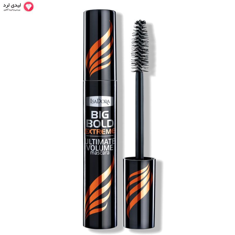 ریمل حجم دهنده ایزادورا سری Big Bold مدل MASCARA شماره 15 بلک اکستریم