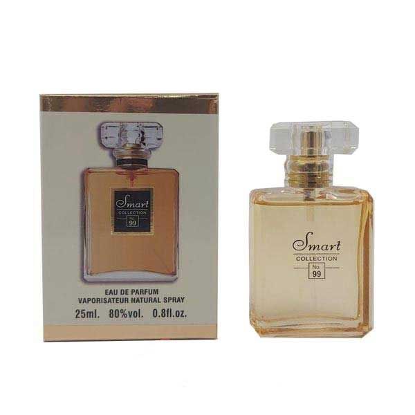 برای بزرگنمایی تصویر دوبار کلیک نمایید مینی ادکلن طرح شنل سی برند SMART شماره 99 حجم 25 میلی لیتر