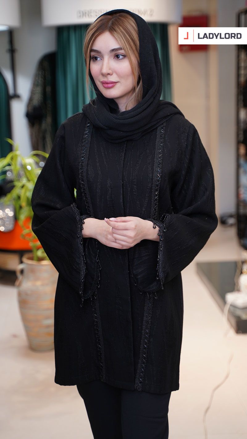 برای بزرگنمایی تصویر دوبار کلیک نمایید مانتو زنانه کرپ لمه خرج کار نایس مد