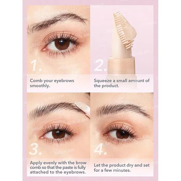 برای بزرگنمایی تصویر دوبار کلیک نمایید ژل فیکساتور ابرو شیگلم Sheglam مدل Brow Breakdown Brow Gel وزن 6.87 گرم