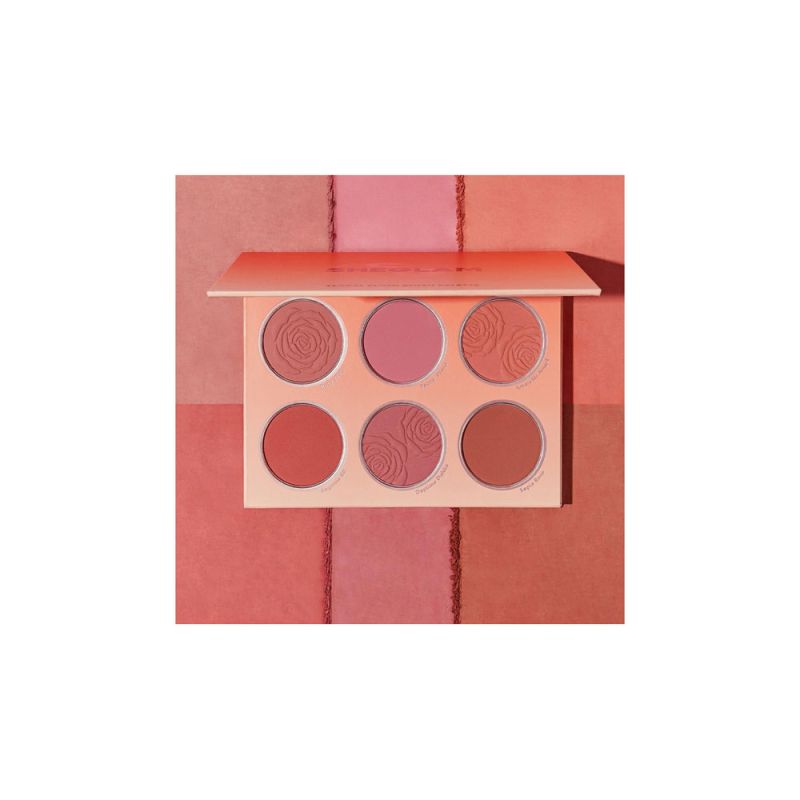 پالت رژگونه 6 رنگ شیگلم Sheglam Floral Flush Blush Palette