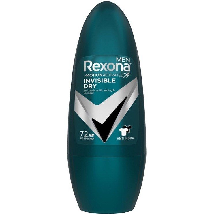 مام رول مردانه ضد تعریق رکسونا Rexona مدل Invisible Dry حجم 45 میلی لیتر