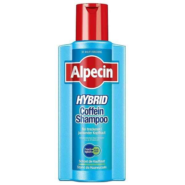 شامپو ضد ریزش و آبرسان آلپسین Alpecin هیبرید کافئین Hybrid Caffeine حجم 250 میلی لیتر