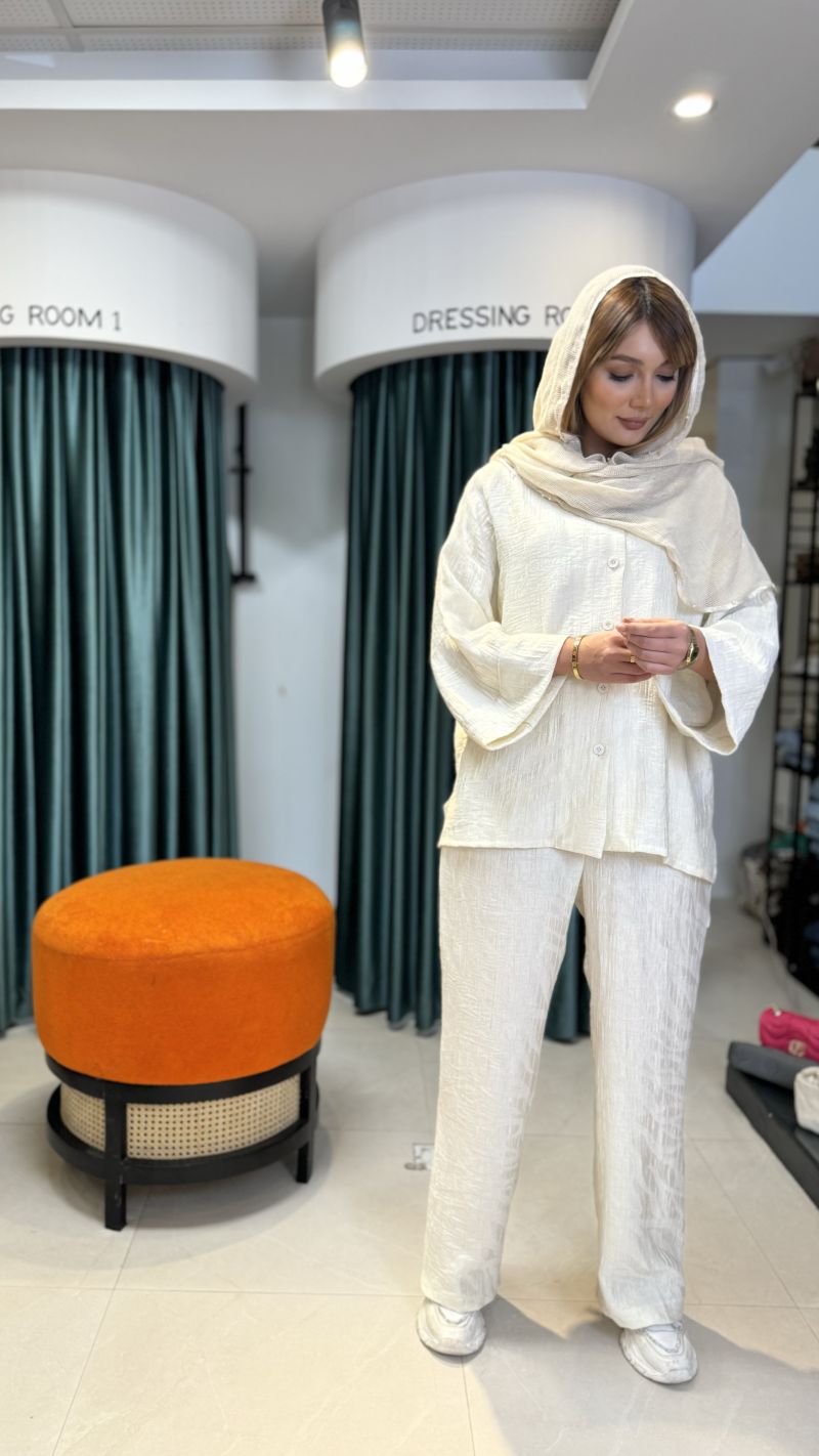 برای بزرگنمایی تصویر دوبار کلیک نمایید ست شومیز شلوار زنانه طرح شایلی کد 850