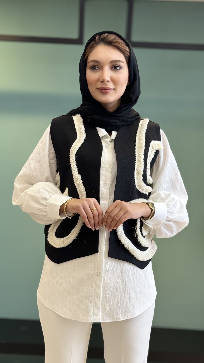 وست و شومیز لنین ریش دار طرح سلما کد 1914