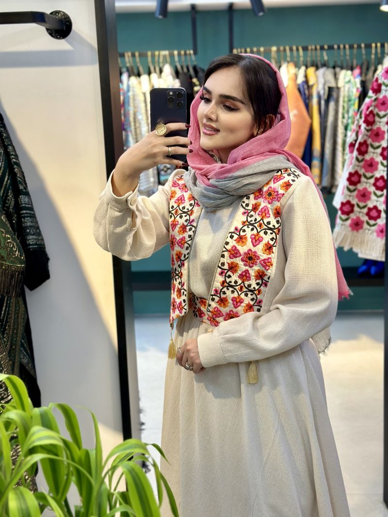 برای بزرگنمایی تصویر دوبار کلیک نمایید کت سارافون طرح لنین بیسکویتی طرح شیلا ماهوت