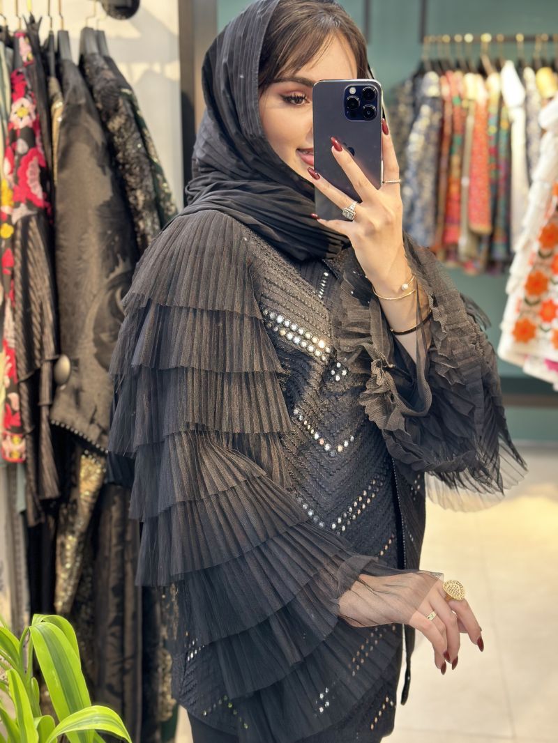 برای بزرگنمایی تصویر دوبار کلیک نمایید مانتو زنانه آینه کاری طرح آذین ماهوت