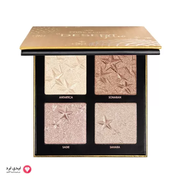 برای بزرگنمایی تصویر دوبار کلیک نمایید پالت هایلایتر 4 تایی فوراور52 مدل Desert Glow شماره Dgh002