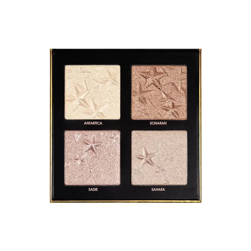 برای بزرگنمایی تصویر دوبار کلیک نمایید پالت هایلایتر 4 تایی فوراور52 مدل Desert Glow شماره Dgh002