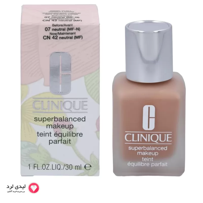 برای بزرگنمایی تصویر دوبار کلیک نمایید کرم پودر کلینیک مدل Superbalanced شماره CN 42 نچرال حجم 30 میلی لیتر