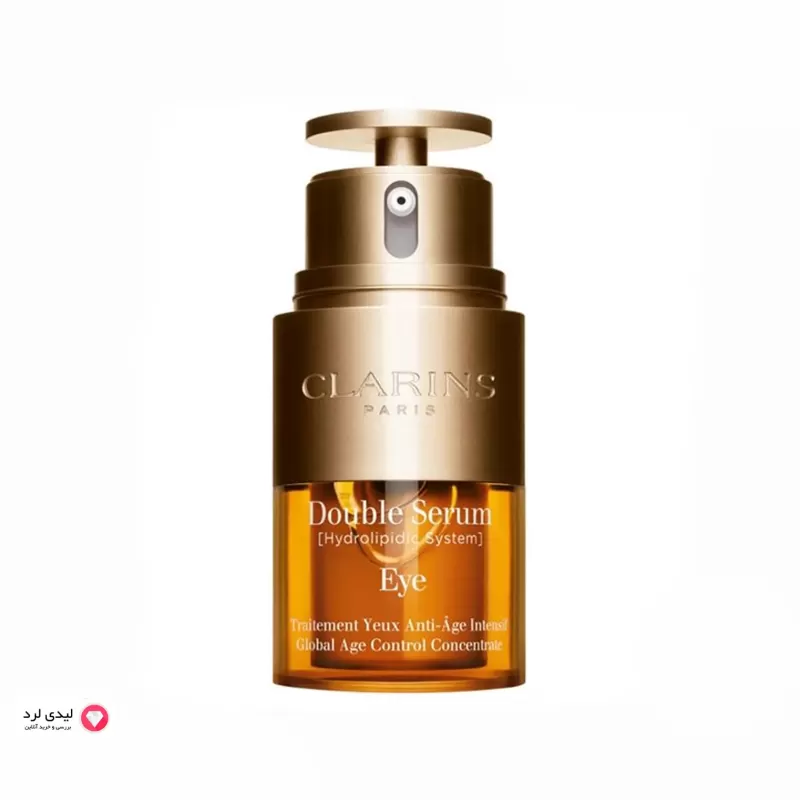 برای بزرگنمایی تصویر دوبار کلیک نمایید سرم جوانساز دور چشم مدل Double Serum کلارنس