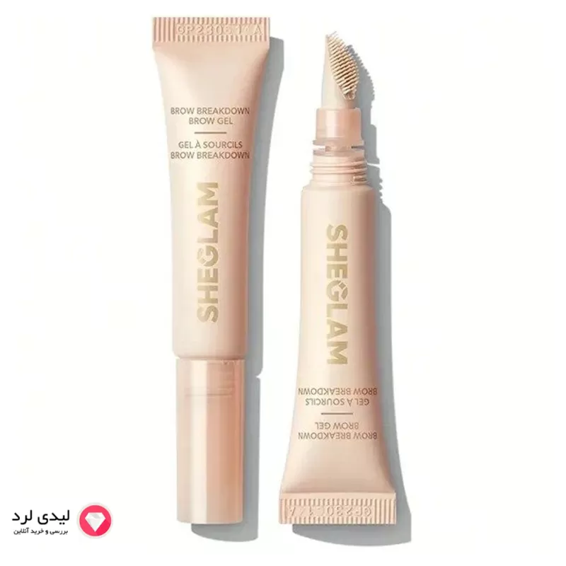 برای بزرگنمایی تصویر دوبار کلیک نمایید ژل فیکساتور ابرو شیگلم Sheglam مدل Brow Breakdown Brow Gel وزن 6.87 گرم