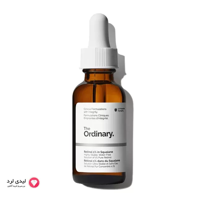 برای بزرگنمایی تصویر دوبار کلیک نمایید سرم ضد چروک پوست دی اوردینری مدل Retinol1% in squalance حجم 30 میلی لیتر