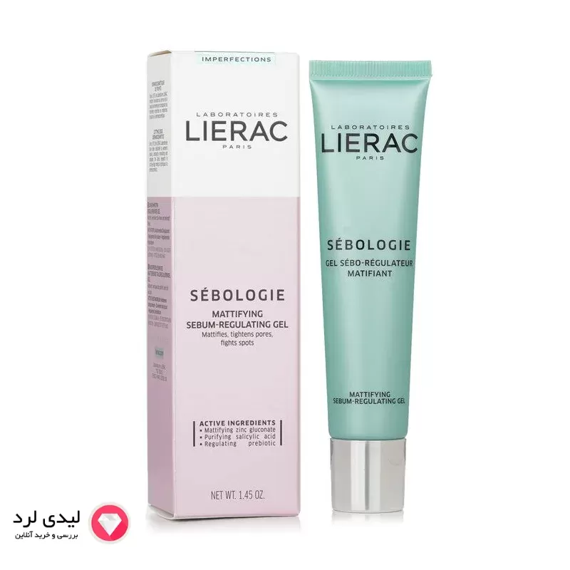 برای بزرگنمایی تصویر دوبار کلیک نمایید ژل تنظیم کننده سبوم لیراک مدل Sebologie حجم 40 میلی لیتر