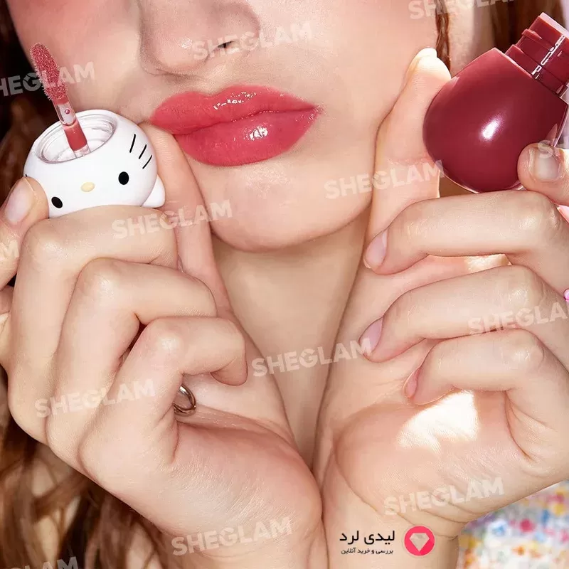 برای بزرگنمایی تصویر دوبار کلیک نمایید پک لیپ گلاس شیگلم مدل هلو کیتی