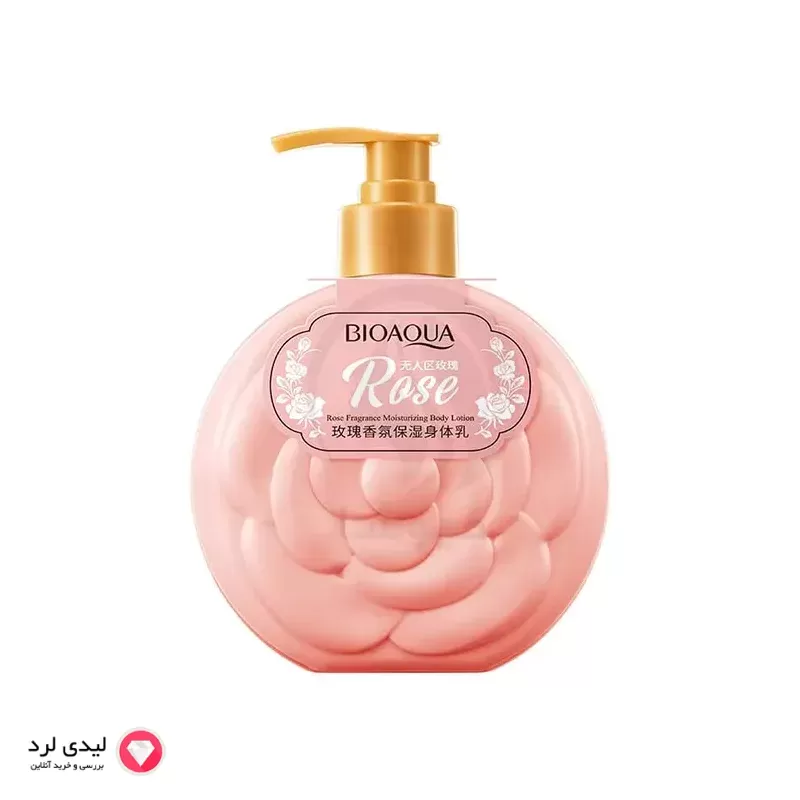 برای بزرگنمایی تصویر دوبار کلیک نمایید لوسیون بدن رایحه گل رز بیوآکوا