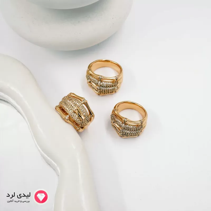 برای بزرگنمایی تصویر دوبار کلیک نمایید انگشتر زنانه مجلسی ژوپینگ کد 1850
