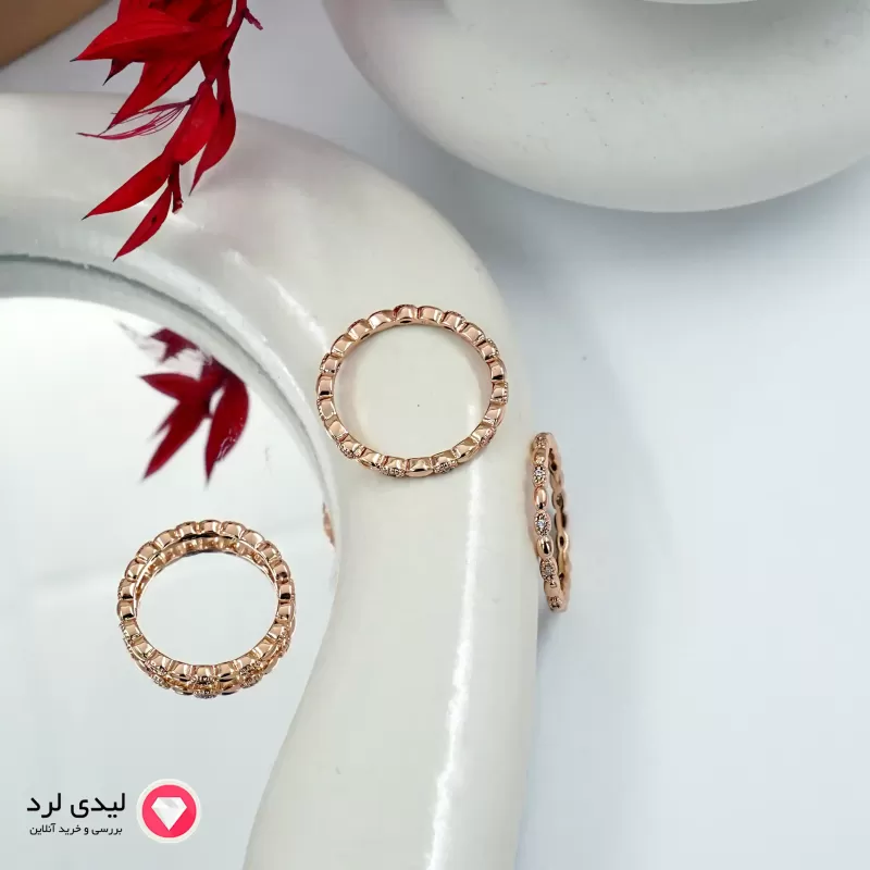 برای بزرگنمایی تصویر دوبار کلیک نمایید انگشتر ظریف ژوپینگ کد 1856