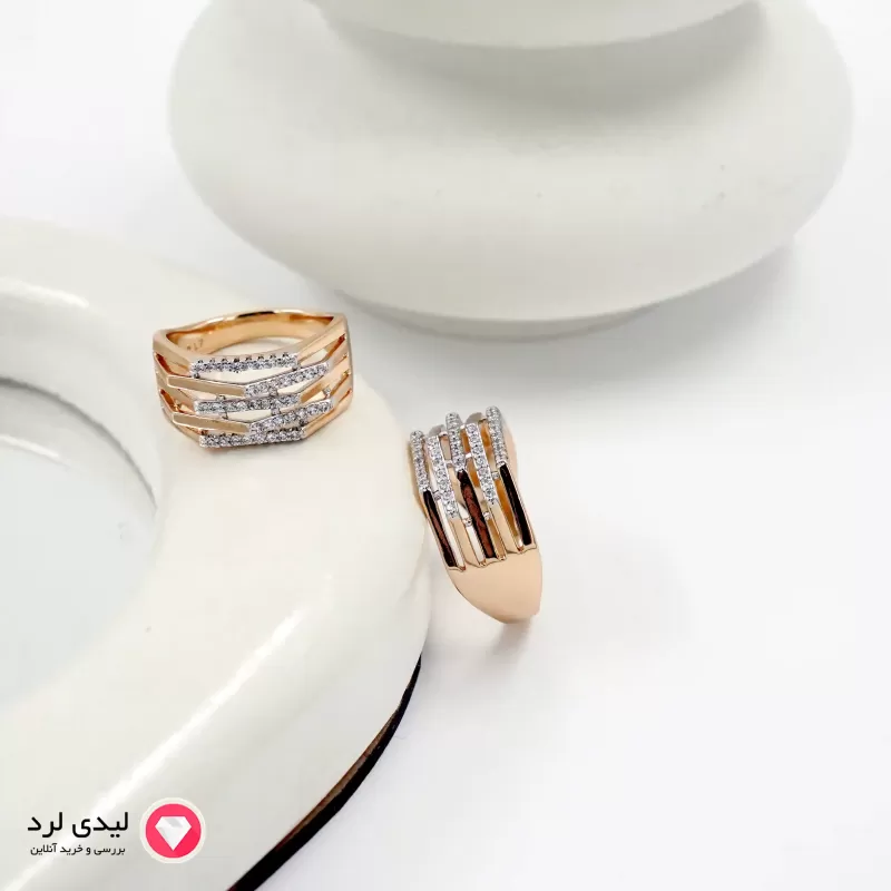 انگشتر زنانه رسمی و روزمره ژوپینگ کد 1878