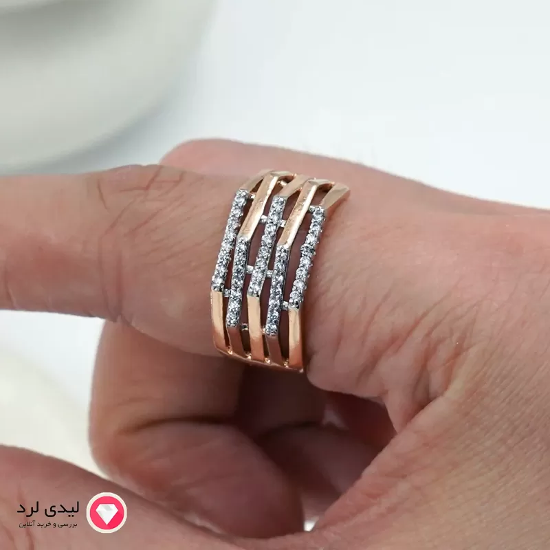 انگشتر زنانه رسمی و روزمره ژوپینگ کد 1878