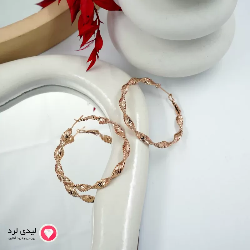 برای بزرگنمایی تصویر دوبار کلیک نمایید گوشواره طرح بافته ژوپینگ کد 27136