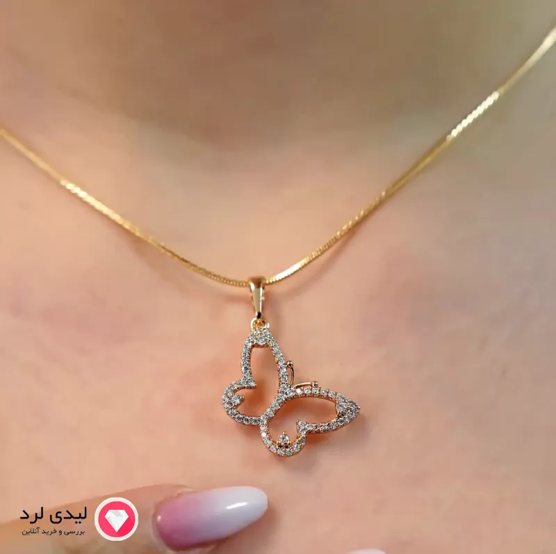برای بزرگنمایی تصویر دوبار کلیک نمایید آویز طرح پروانه ژوپینگ کد 41333
