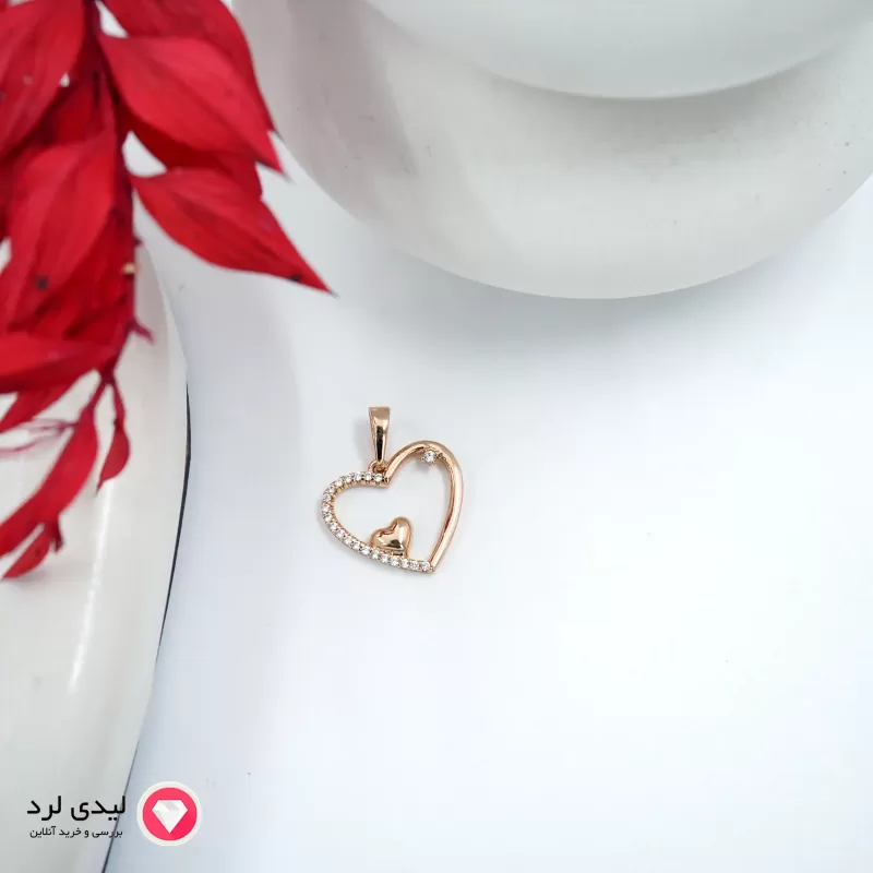 برای بزرگنمایی تصویر دوبار کلیک نمایید آویز طرح قلب ژوپینگ کد 41298