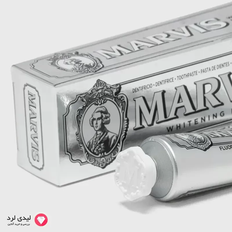 برای بزرگنمایی تصویر دوبار کلیک نمایید خمیر دندان مارویس مدل WHITENING حجم 85 میلی لیتر
