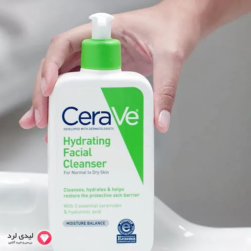 برای بزرگنمایی تصویر دوبار کلیک نمایید ژل شوینده سراوی پوست نرمال تا خشک حجم 236 میلی لیتر