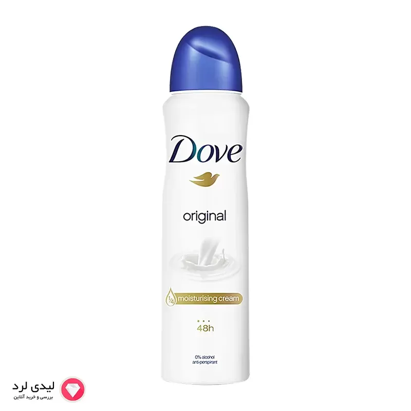 برای بزرگنمایی تصویر دوبار کلیک نمایید اسپری ضد تعریق زنانه داو مدل original حجم 250 میلی لیتر