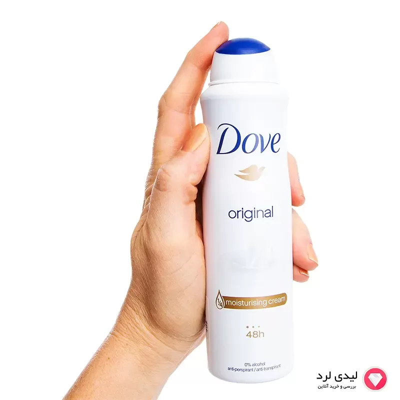 برای بزرگنمایی تصویر دوبار کلیک نمایید اسپری ضد تعریق زنانه داو مدل original حجم 250 میلی لیتر
