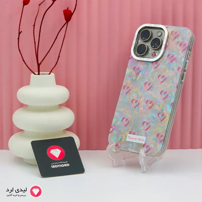 برای بزرگنمایی تصویر دوبار کلیک نمایید قاب گوشی آیفون 15پرومکس مدل قلب
