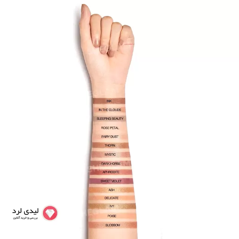 برای بزرگنمایی تصویر دوبار کلیک نمایید پالت سایه 15 رنگ شیگلم Sheglam مدل Centuries